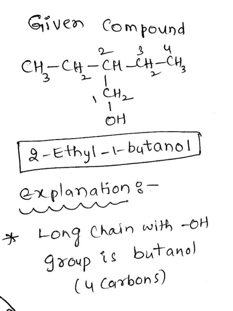 What Is The Correct Iupac Name For The Following Compound Ch3 Ch2 Ch