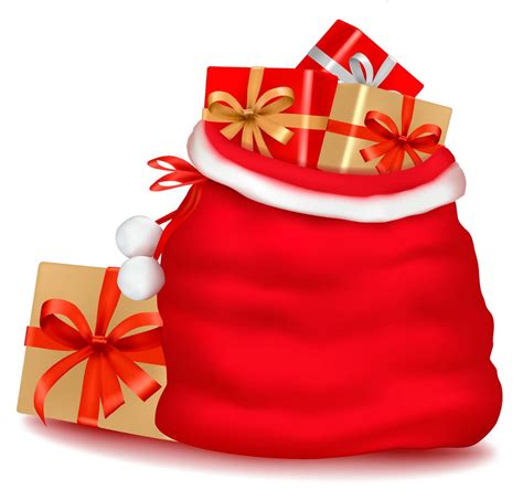 Santa Claus With Bag Png Clipart Image Clip Art Library
