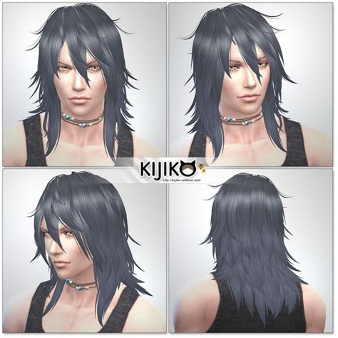 Shaggy Hair M Ts4 Edition At Kijiko Sims 4 Updates