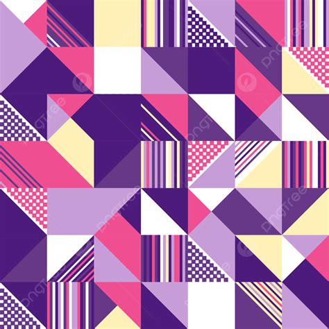 Geometric Seamless Pattern Purple Feminine Style Background Background