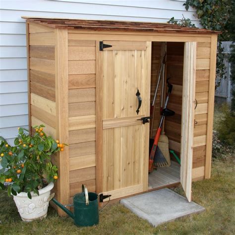 Garden Chalet 6 Ft W X 3 Ft D Wood Lean To Shed Outdoor Storage