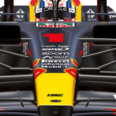 Max Verstappen 2023 Red Bull F1 Car Wall Art Poster Print Gpbox