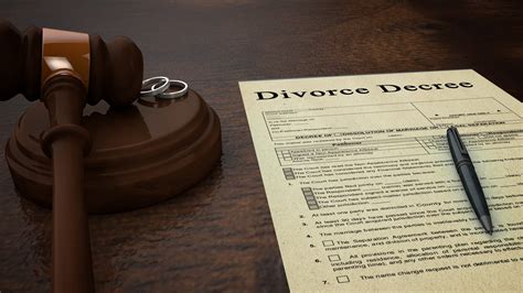 Gavel Divorce Paper Decree Front Clement Law