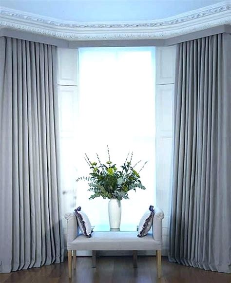 Image Result For Padded Pelmets Bay Window Curtains Living Room Bay