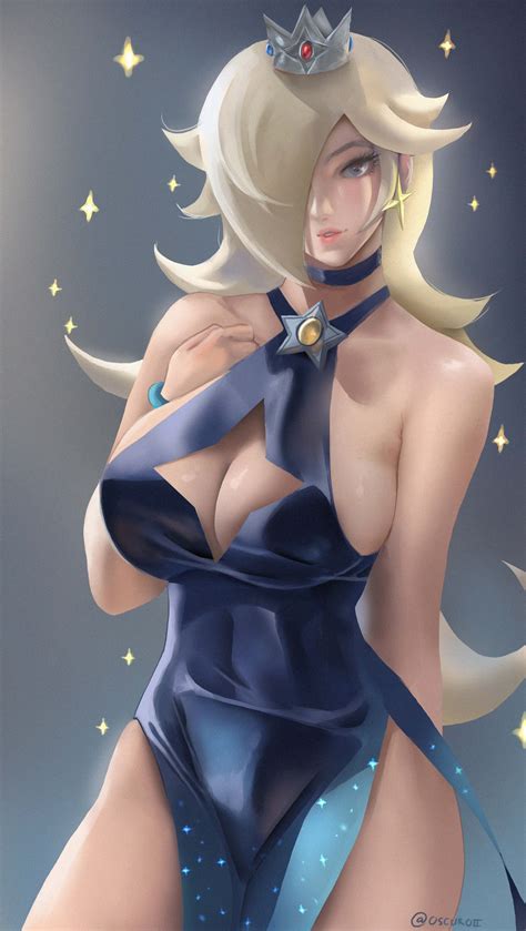 Galaxy S Goddess Rosalina By Oscuroii Super Mario Know Your Meme