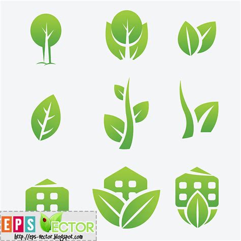 Vector Green Eco Icons Eps Vector Blog