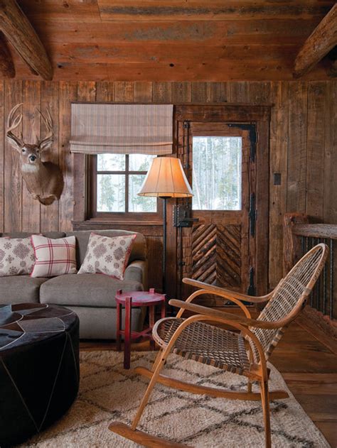 If you had to cut down a tree, or you find interesting wood logs during your walk in the forest, you can reuse them as original decoration. Best Rough Cut Lumber Design Ideas & Remodel Pictures | Houzz