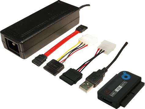 Logilink Au0006d Usb 20 Ide Sata Adapter With Backup Function At