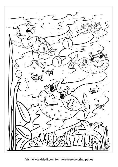 Free Ocean Scene Coloring Page Coloring Page Printables Kidadl