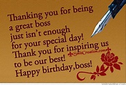 Happy Birthday Quotes to A Boss Birthday Wishes for Boss Pictures and ...