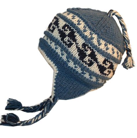 137 Knit Warm Woolen Himalayan Sherpa Hat Of Nepal Inner Fleece Fair