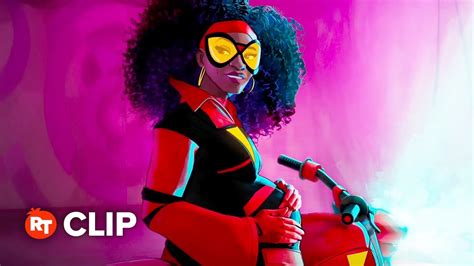 Spider Man Across The Spider Verse Movie Clip Meet Jessica Drew