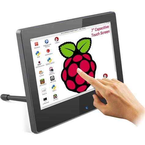 Ecran Pour Raspberry Pi 3 B Lcd Tactile 7 Hdmi Avec Etui And Support