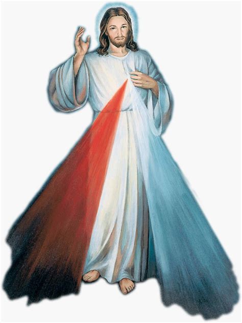 Divine Mercy Sticker By Shalone86 Redbubble