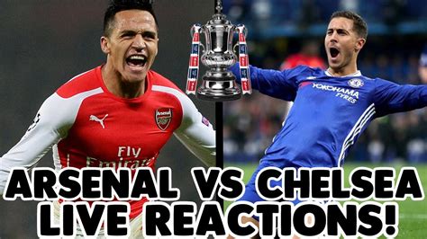 Arsenal Vs Chelsea Fa Cup Final Live Watchalong Youtube