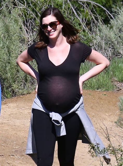 Pregnant Anne Hathatway Out Hiking In Los Angeles 03 12 2016 Hawtcelebs