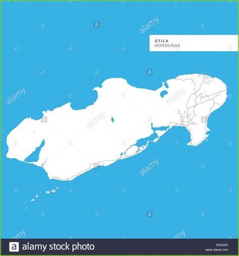 Mapa De Utila Honduras Map Resume Examples