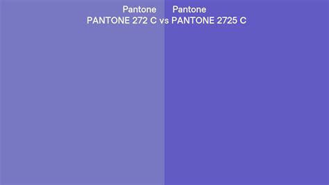 Pantone 272 C Vs Pantone 2725 C Side By Side Comparison