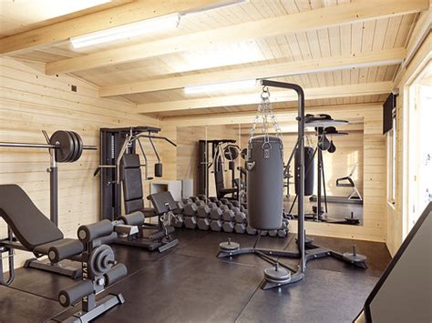 Garden Log Cabin Gym Create Your Own Home Workout Room Wit Flickr