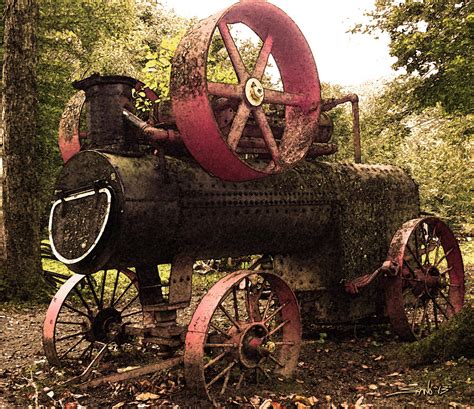 Rusty Antique Steam Engine Photograph By Michael Spano Fine Art America