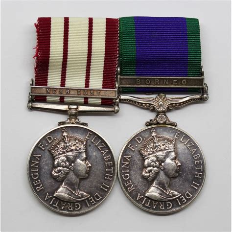 Naval General Service Medal Clasp Near East And Campaign Service