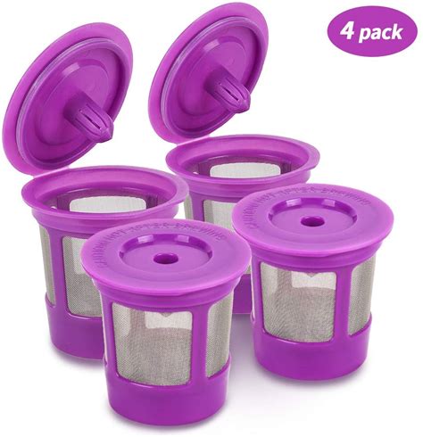 Ruoying Reusable Keurig K Cups 4 Pack