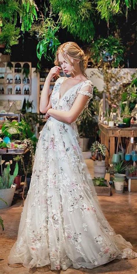 36 Ultra Pretty Floral Wedding Dresses For Brides Page 6 Of 8 Wedding Forward