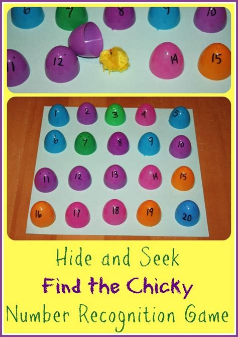 Number Recognition Game Spring Early Learning Math Number Recognition