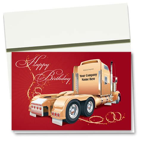 Birthday Cards For Truck Drivers Card Design Template