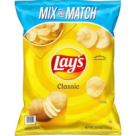 Lays Mix And Match Classic Potato Chips 1588 Oz Snacks Mixers And More