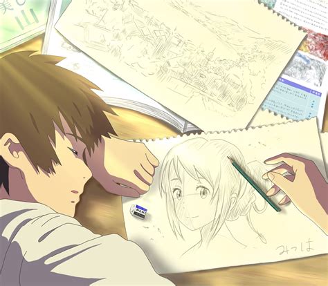 Anime Sleeping On Shoulder