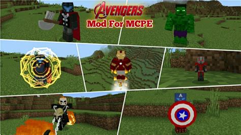 Marvels Avengers Mod For Minecraft Pe Best Avengers Addon For Mcpe