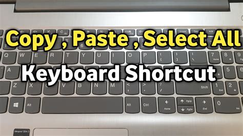 Laptop Me Copy Paste Select All Keyboard Se Kaise Kare How To Copy