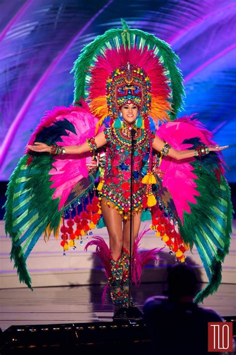 Miss Universe National Costumes 2014 Part 1 Bird Women And Show Girls Tom Lorenzo