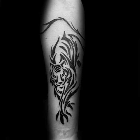 40 Tribal Tiger Tattoo Designs For Men Big Cat Ink Ideas