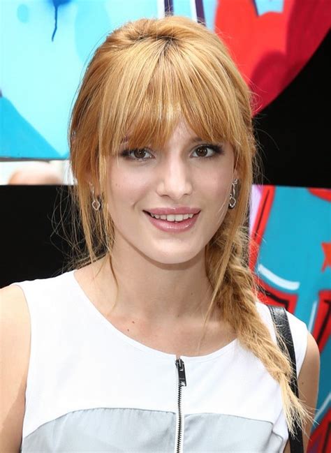 Bella Thorne Long Hairstyles 2014 Cute Braided Hairstyle With Blunt