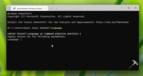 Install Language In Windows 11 Using Powershell Pirated Land