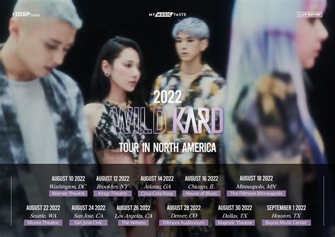 Kard 2022 Wild Kard Tour In North America Usa Tour Schedule Rkpop