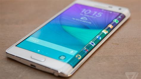 Samsungs Galaxy Note Edge Has A Display That Curves Over One Side