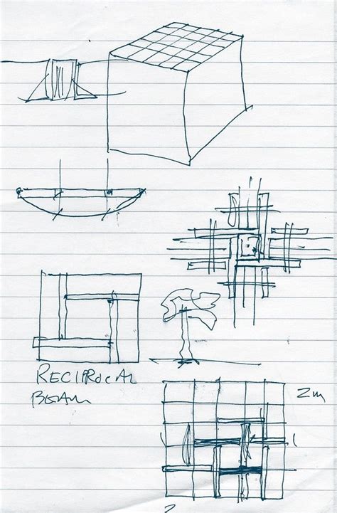 Sketch By Structural Engineer And Glass Specialist Tim Macfarlane Of