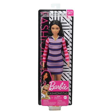 Barbie Fashionistas Doll 147 With Long Brunette Hair