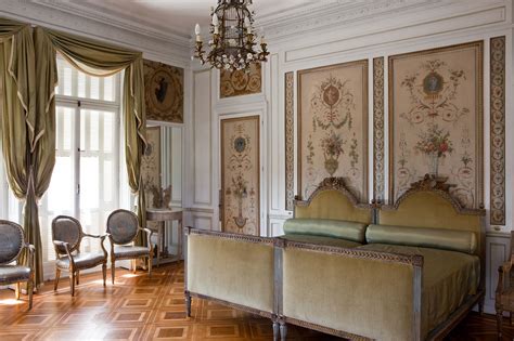 Lits Jumeaux Dans La Chambre Bleue De La Villa Ephrussi De Rothschild