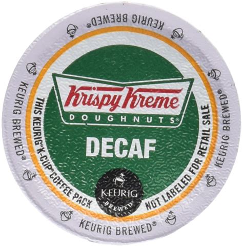Krispy Kreme House Decaf Medium Roast Coffee K Cups 24 Count 2packs