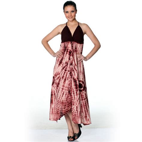 Batik Fancy Dress 2014 Summer Beach Tie And Dye Batik Tube Dress