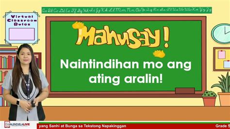 Grade 5 Filipino Q4 Paggawa Ng Dayagram Sa Ugnayang Sanhi At Bunga Sa