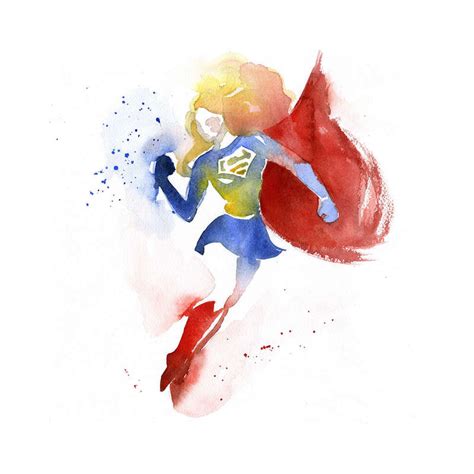 Superhero Watercolor At Explore Collection Of