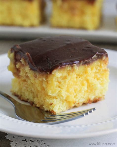 See more ideas about poke cake, poke cakes, poke cake recipes. Boston Cream Poke Cake {EASY + Delish} | Lil' Luna