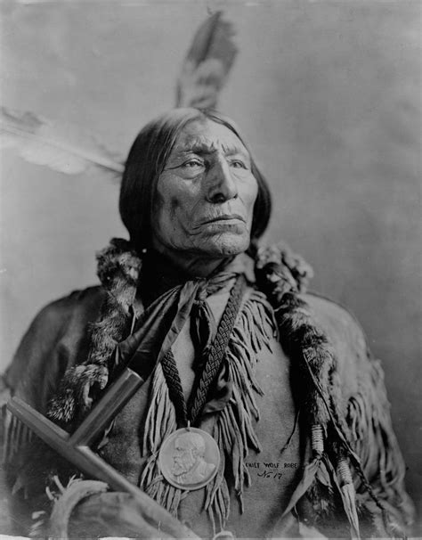 Chief Wolf Robe Native American Cherokee Indian1904 Portrait Photo
