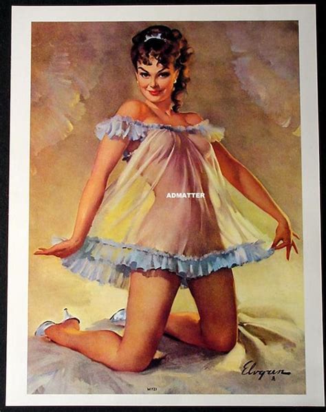 Gil Elvgren Insanely Sexy Vintage Pinup Girl Poster From Etsy Gambaran