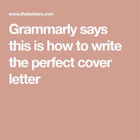 According To Grammarly This Is The Formula For The Perfect Cover